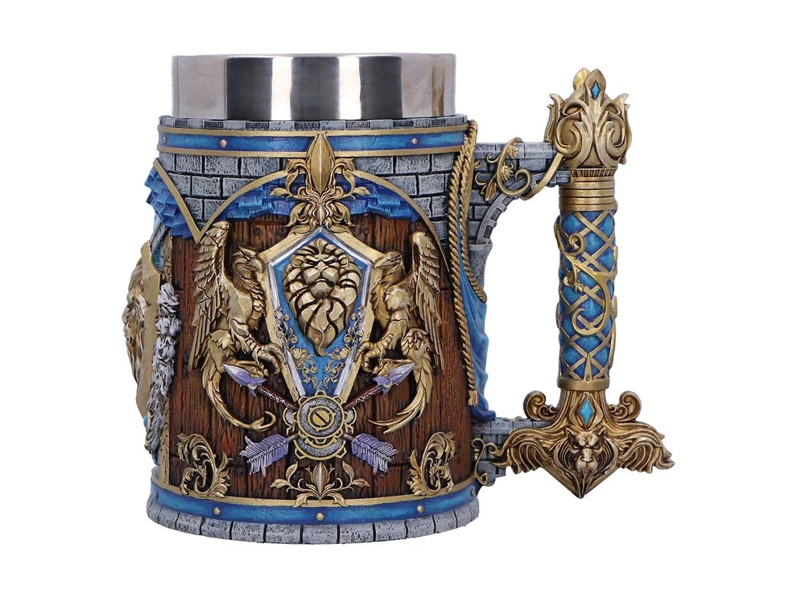 Caneca World Of Warcraft Alliance Tankard 16cm - Nemesis Now