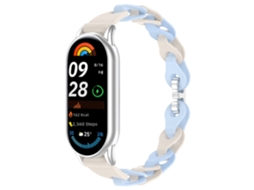 Pulseira de Silicone com Elos para Xiaomi Mi 10/9/8, Vazada, 12mm CHABERLU