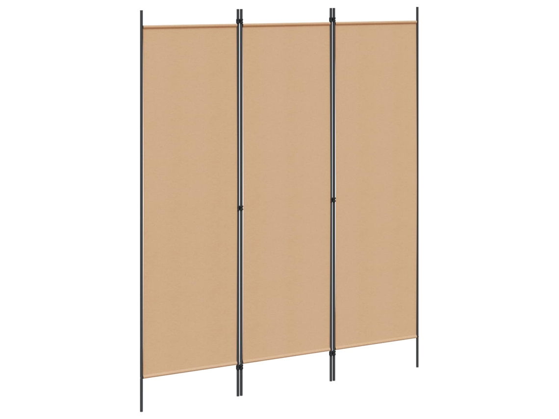 Vidaxl Divisor De Ambiente Bege 150 X 180 Cm Tecido