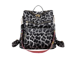 Mochila Feminina Moda Em Couro Sintético Bolsa De Viagem