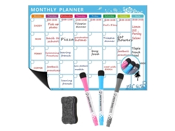 Calendário de geladeira magnético branco perfeito para quadro branco Slowmoose Ård