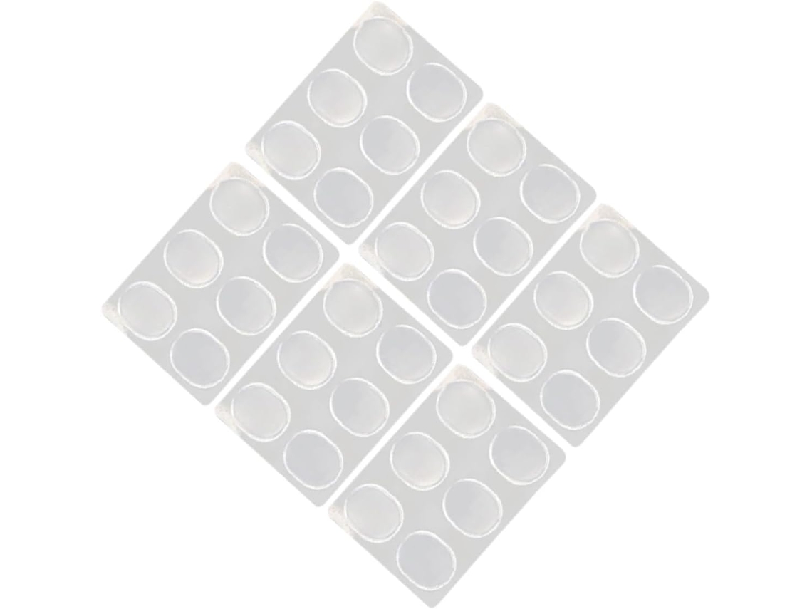 Adesivos De Gel Antiderrapantes Para Sapatos, Almofadas De Calcanhar Com Absorção Impacto, 6 Conjuntos De Almofadas