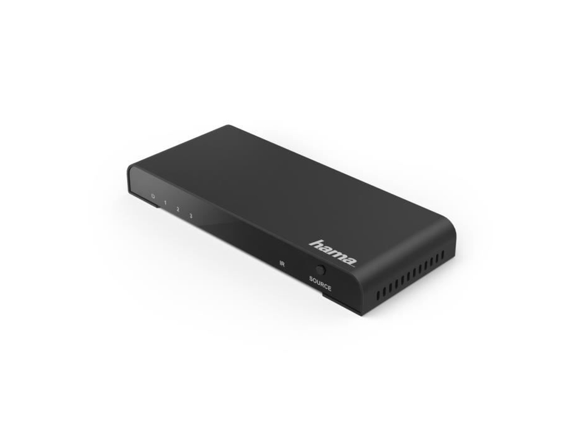 4K HDMI™ Switch 3 x 1 Multicor Hama