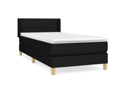 Box Spring Bed, Box Spring Beds Vidaxl Preto Tecido (80 X 200 Cm)
