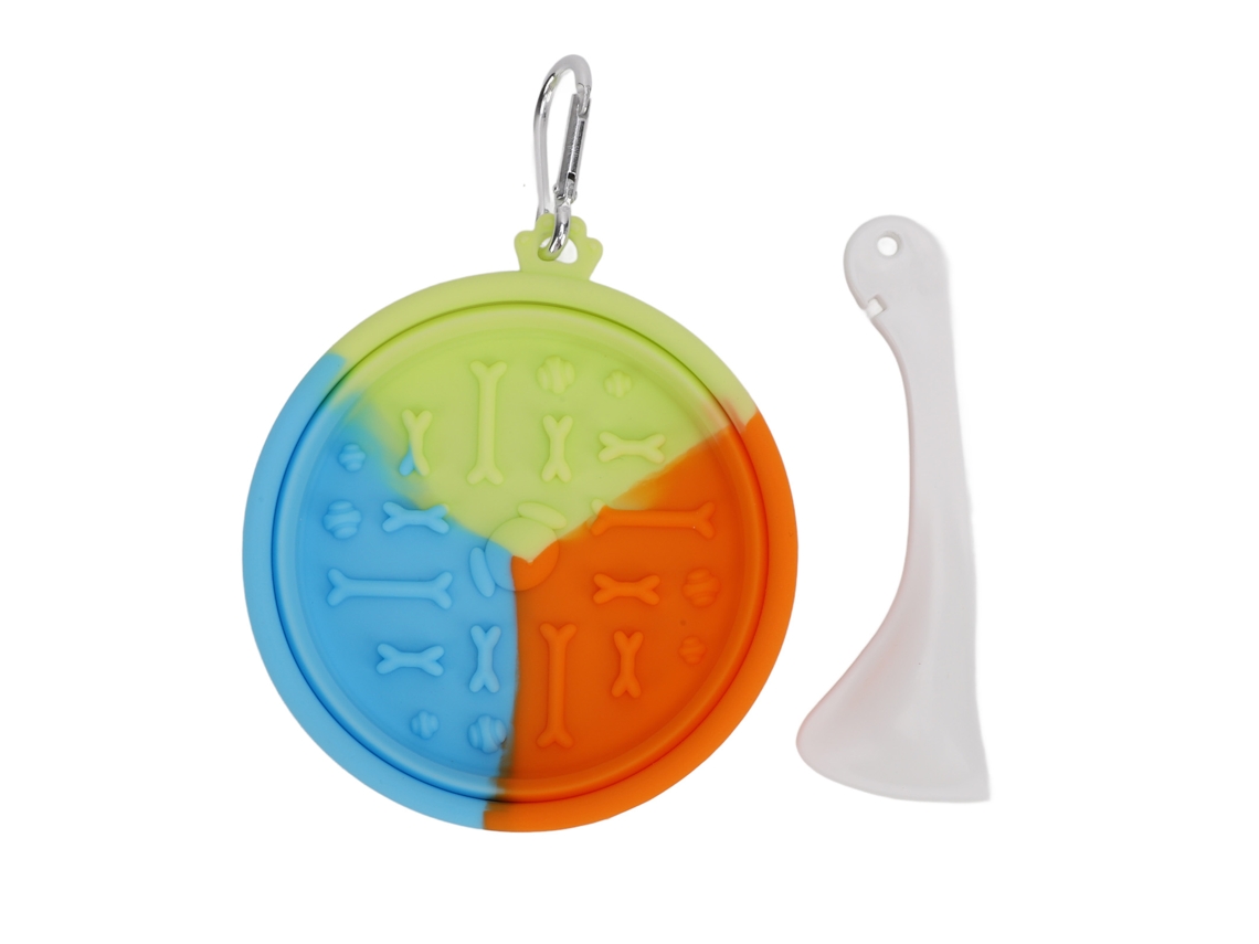 Taza plegável de silicone portátil comedero e bebedero para cães, gatos, viagens e caminhadas ao ar livre S/MARCA