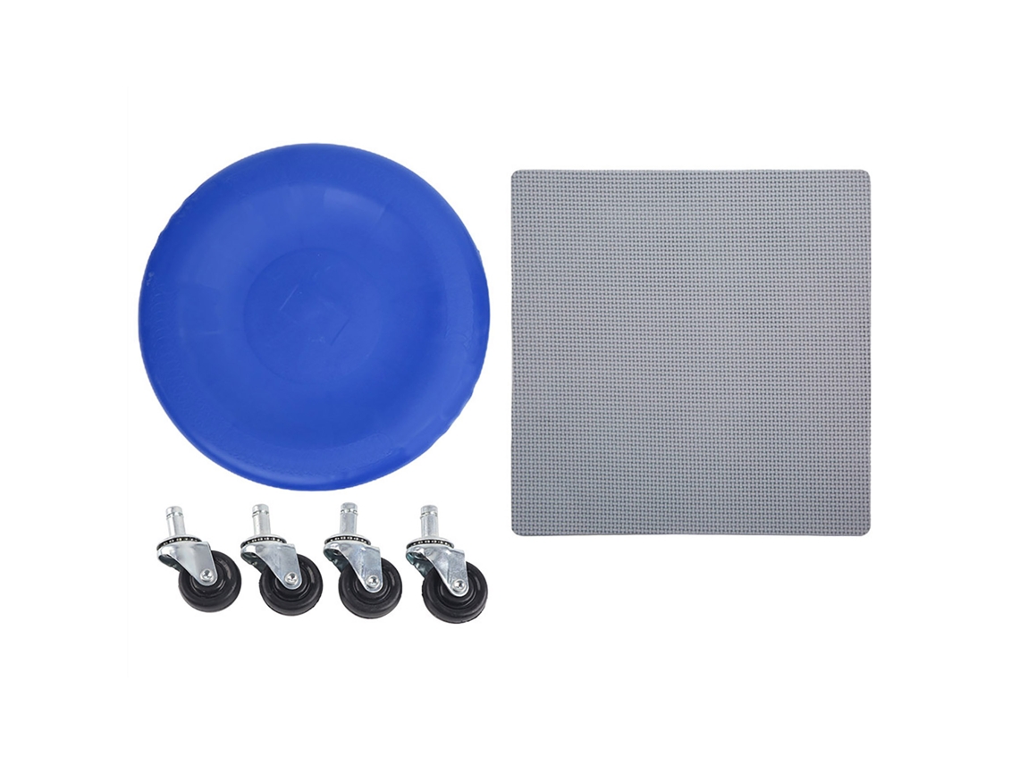 Placa Deslizante Com 4 Rodas Para Exercícios Abdominais Equipamento De Fitness Universal Doméstico