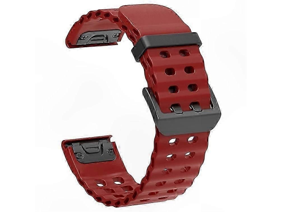 Pulseira Ocean de Silicone com Sistema Liberação Rápida 22 Mm, Compatível Smartwatches Gps 47 Mm. GOKOCO