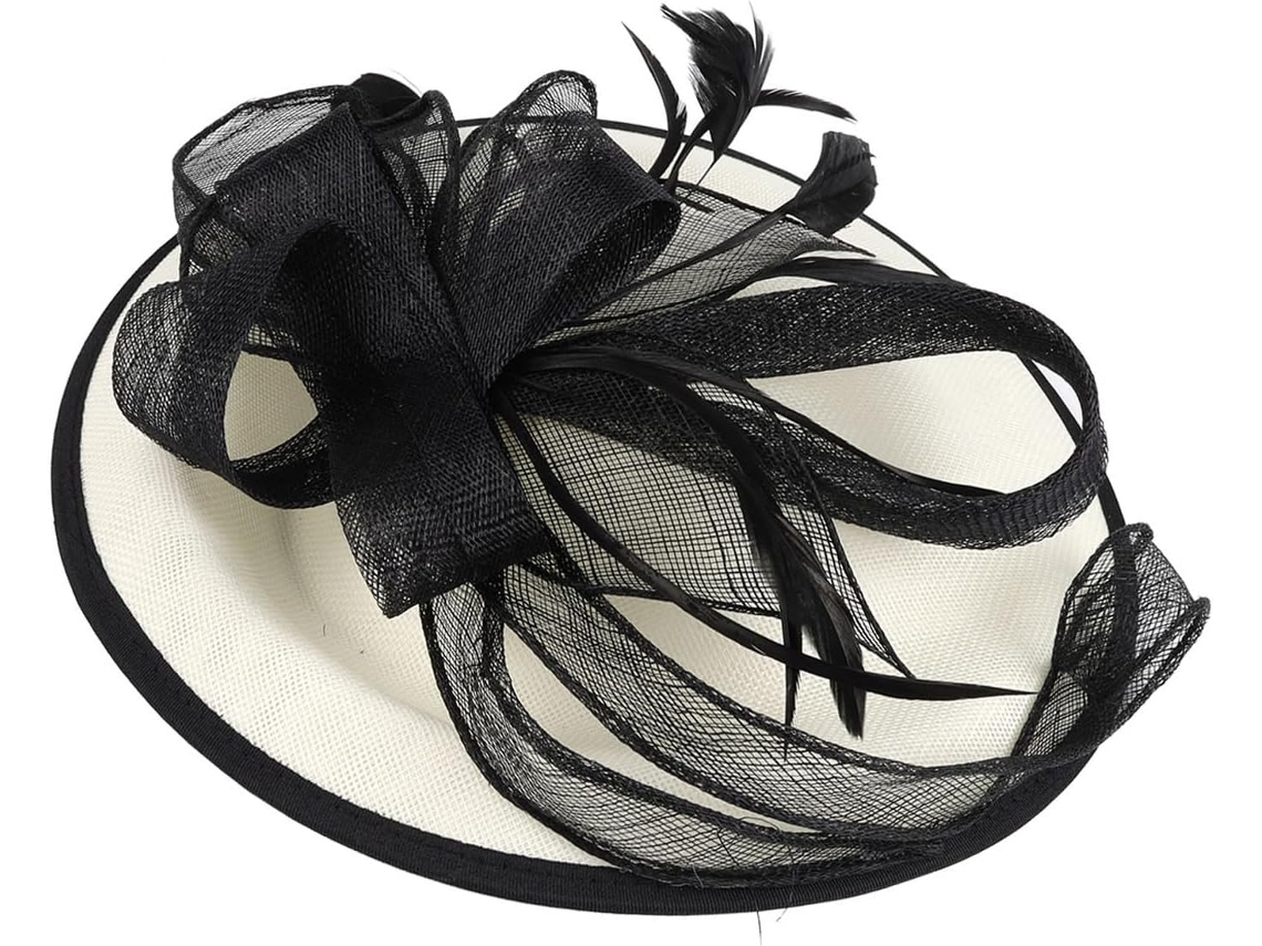 Tiara derby com faixa de penas SFUSHOS