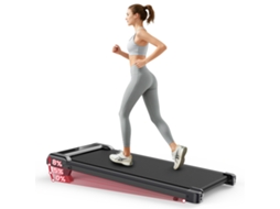 Passadeira de Corrida RACINGREAT Z3a, 3.0hp Motor Silencioso, 10 Km/h, 8° Inclinação, com Controlo Remoto, Até 130kg, Preto