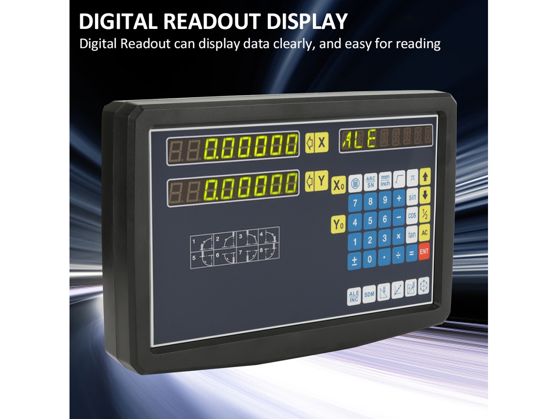 Leitura Digital 240v para Máquinas de Corte e Torneiras