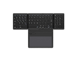 Teclado Dobrável Sem Fio Bluetooth com Touchpad, Ultrafino e Compacto, Ideal para Tablets e Pcs com Ios, Android e Windows. TAISHENGDA