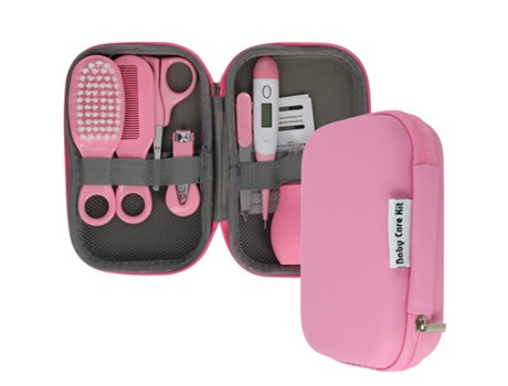 VP SANTÉ Pack de Acessórios Kit de Cuidados para Bebê com 8 Acessórios Rosa