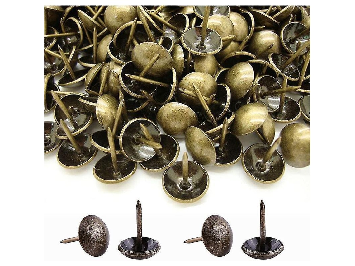 Prego De Estofamento Bronze Antigo 11mm X 17mm 500 Peças Metal Durável Decorativo Para Móveis Sofás Cadeiras