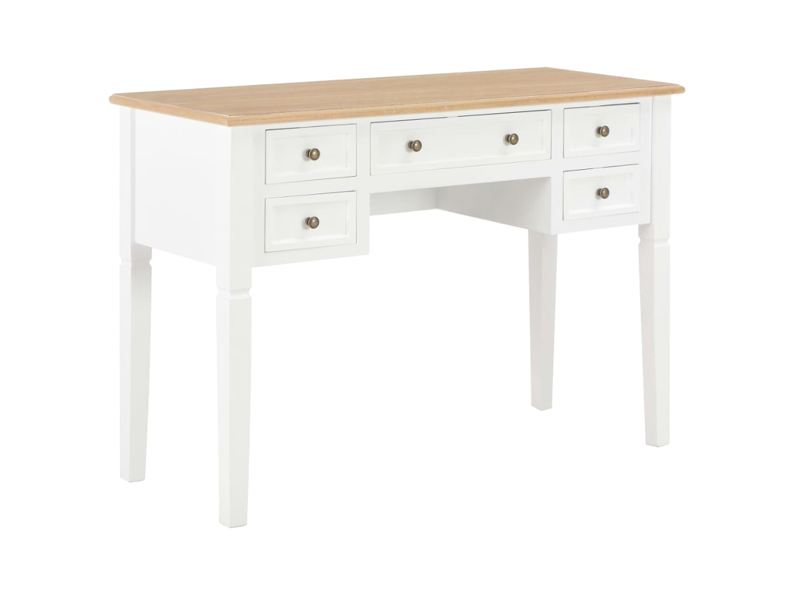 Secretária 109 5X45X77 5 Cm Madeira Branco PANGSHIYUAN