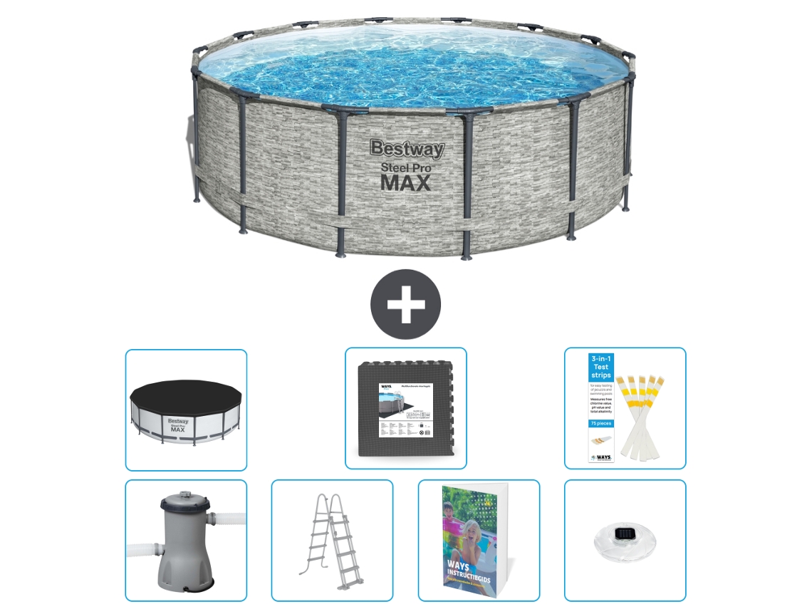 Bestway Piscina Bestway Steel Pro Max Redonda - 427x122 Cm - 8-peças S608