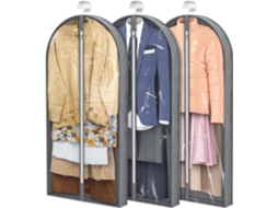 Sacos Para Roupas De 50 Para Pendurar Roupas, Capas Transparentes À Prova De Traças Com 4 SUNNY SPACES