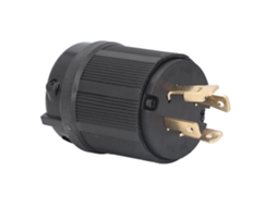 Conector De Segurança Padrão Us L15-30p De Latão, 4 Orifícios, 30a 250v Para Eletrodomésticos E Indústria