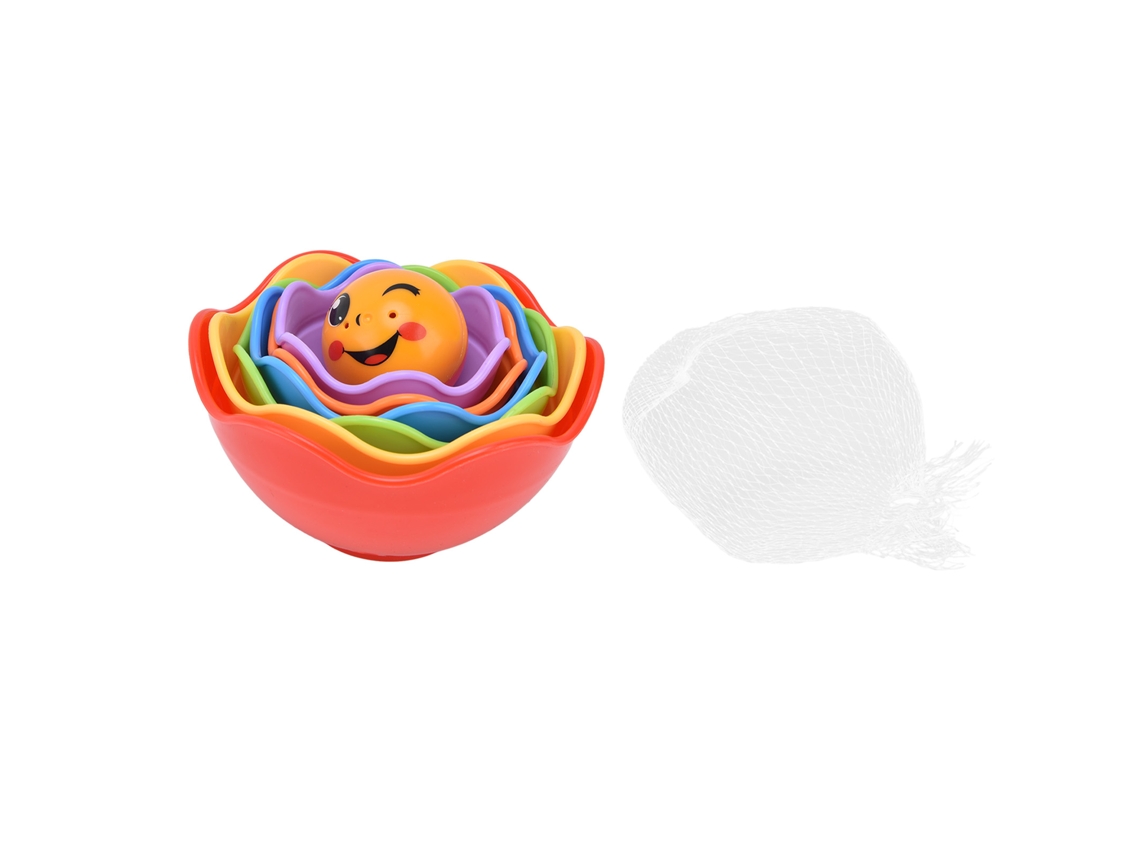 Brinquedo De Banho Com Copo Empilhável Para Bebê, Brinquedo De Aprendizagem Com Cores, Brinquedo De Empilhamento Para Banho