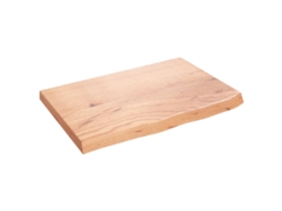 Table Top, Table Tops Vidaxl Marrom Madeira (60 X 40 X 4 Cm)
