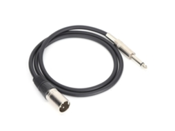 Cabo Com Plugue Xlr Macho Para Trs Macho Para Trs, Cabo De Linha