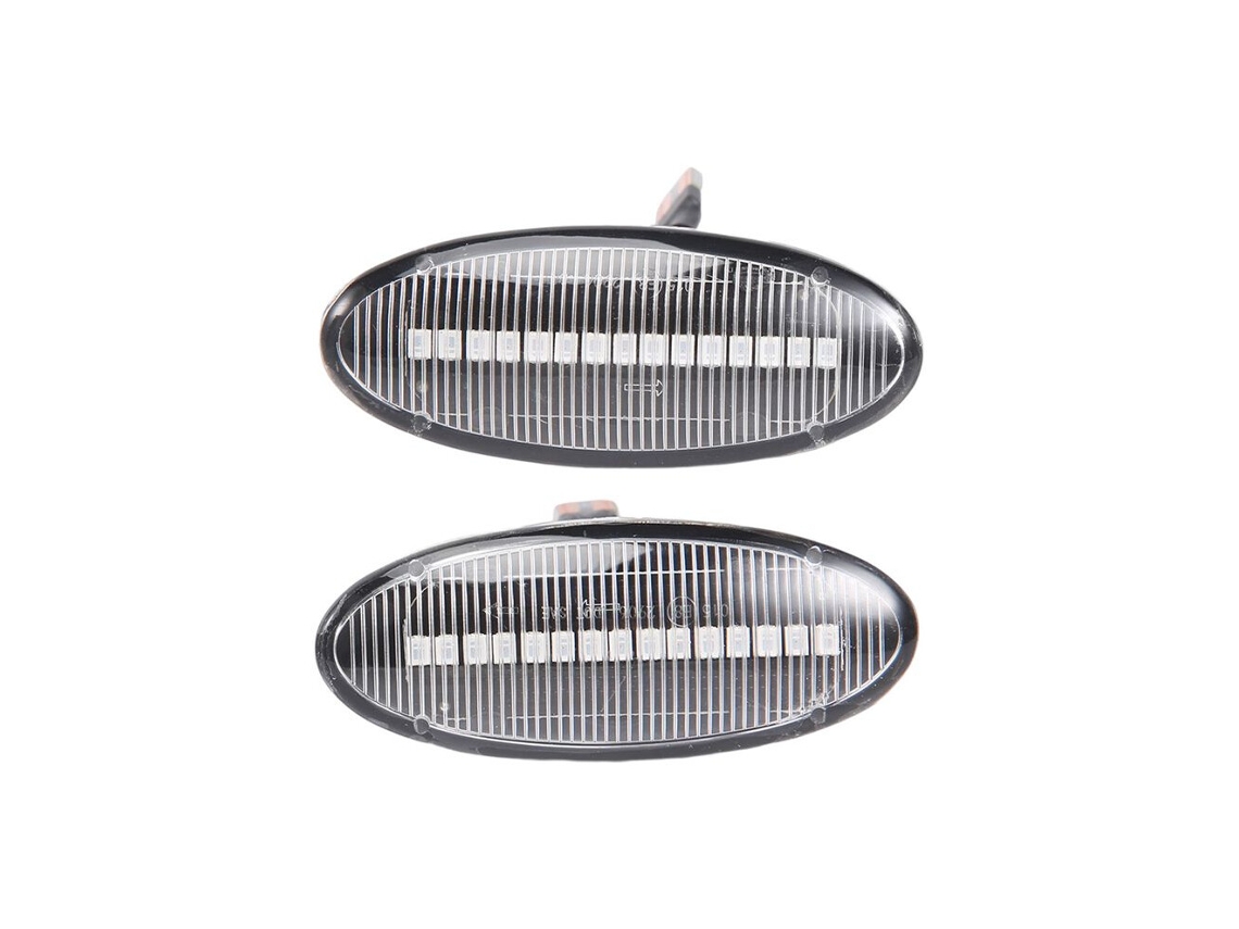 Luz Led de Pisca Lateral Dinâmica para Automóveis: Qashqai J10, X trail T31, Juke, Leaf, Micra (luz Branca)