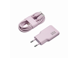Carregador de Parede TUCANO GaN 35W com Cabo Usb-C (2m - Rosa)