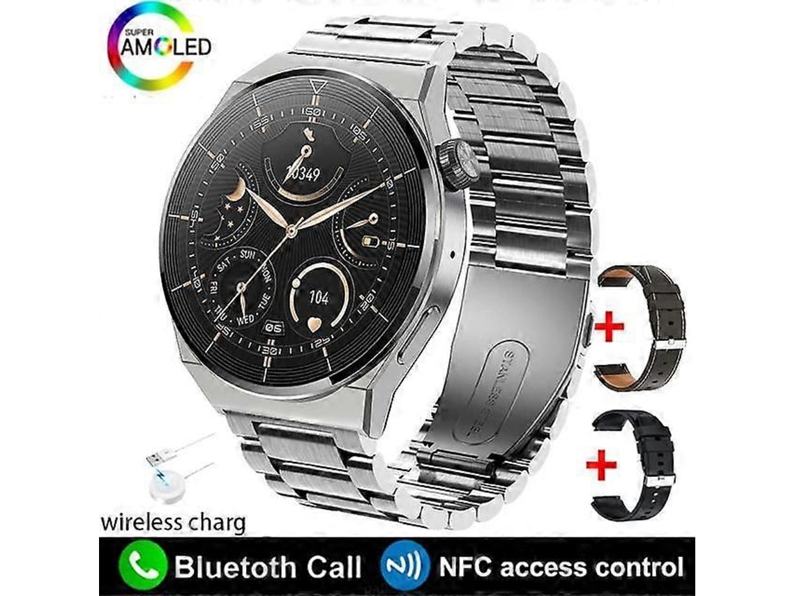 Relógio Inteligente Gt3 Pro, Display Amoled 1.36 Polegadas, Resistente À Água Ip68, Nfc, Chamada Bluetooth, Rastreador De Fitness