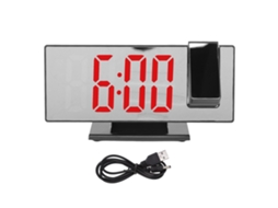 RELOJ de Pared com Projeção, Espelho, Led, Temporizador, Temperatura, S/MARCA