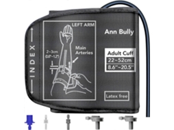 Conjunto com 2 unidades de manguito de compressão arterial, tamanho extra grande, substituto para braço Ann Bully GOKOCO