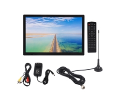 Tv Digital Atsc Portátil LAXISCREED 15.4 Polegadas Led Recarregável com Suporte