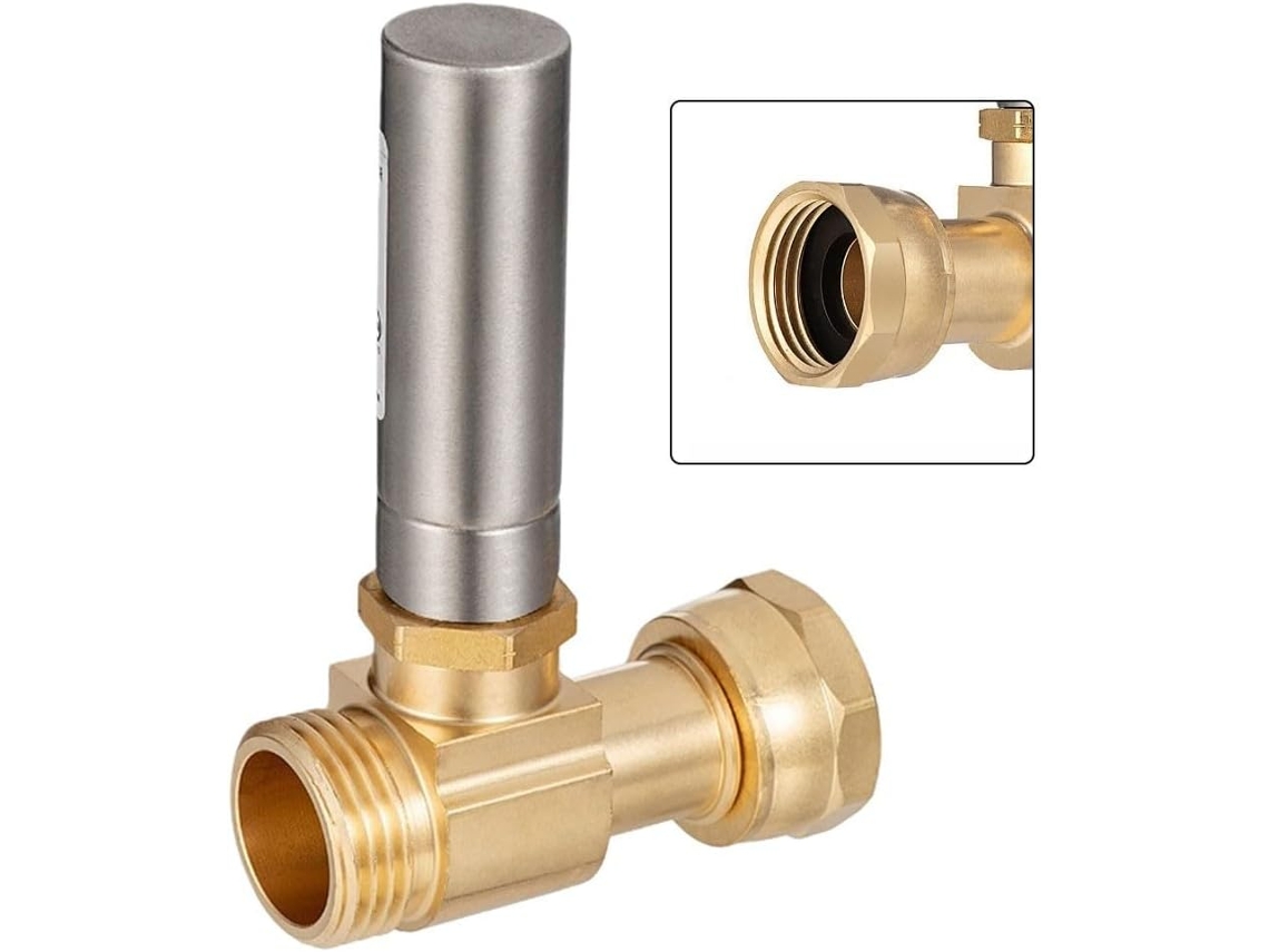 Conjunto De 2 Tampões De Latão Nh De 4 Polegadas Para Golpe De Aríete, 250 Psi