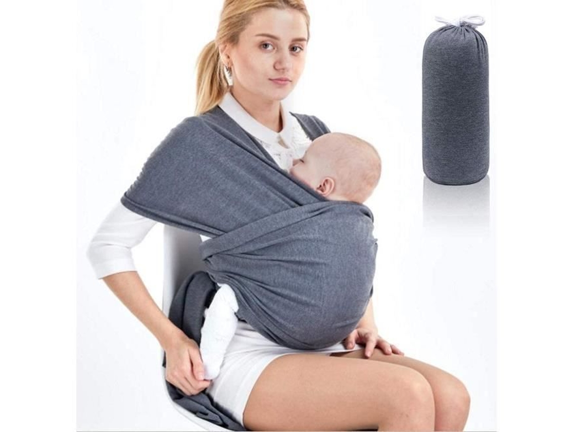 Multi função Baby Strap para Recém nascido e Bebê Adequado Sem Nós Elástico de Algodão Até 15 Kg Cinza AOZORZ