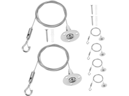 Gadpiparty Conjunto De 6-ganchos Aço Inoxidável Ajustáveis E Resistentes Para Pendurar Quadros, Arte E Exibição De
