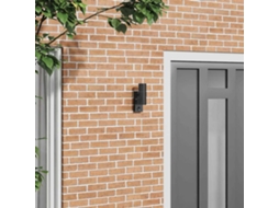 Vidaxl Luz De Parede Para Exterior Preto 7 X 10 X 22 Cm