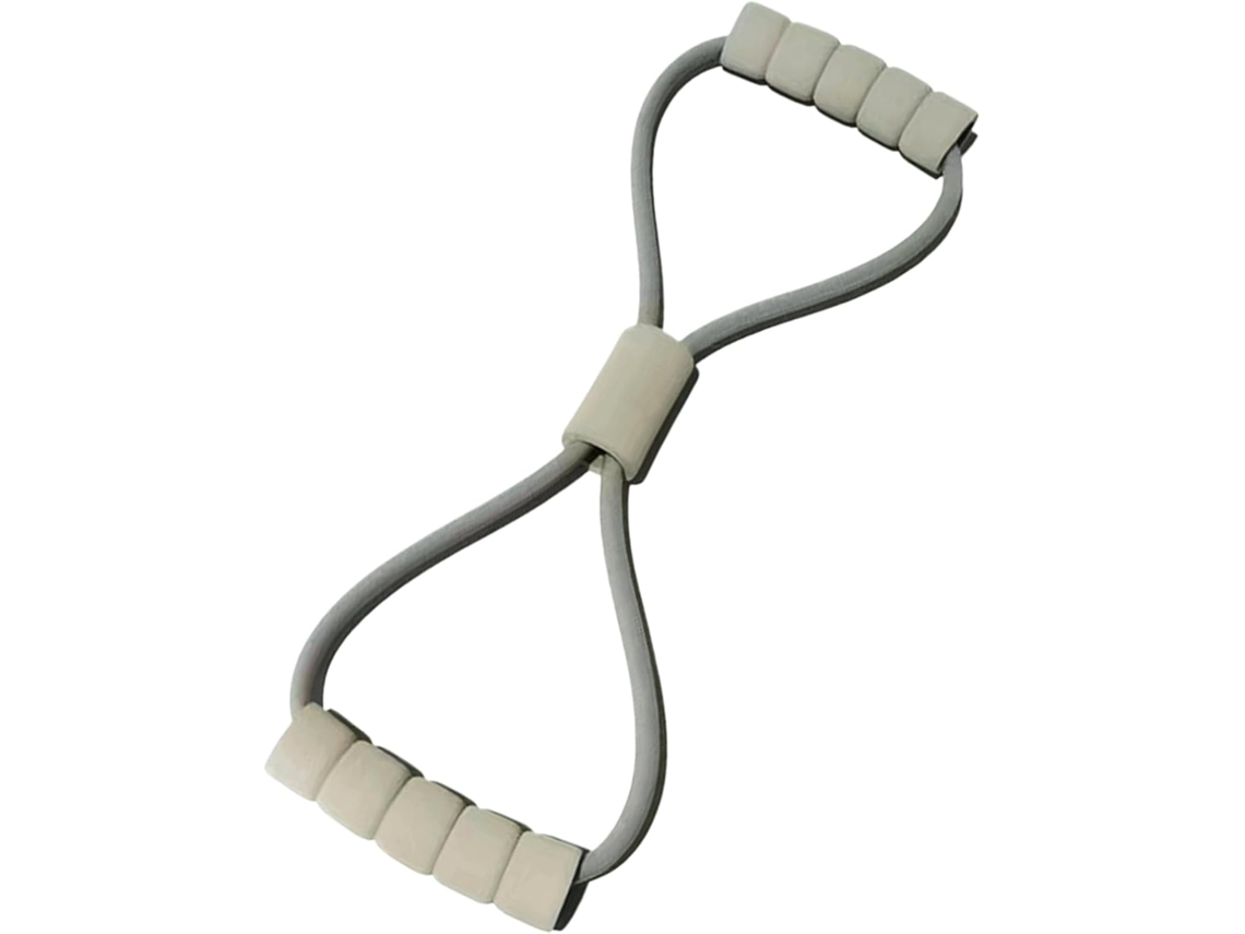 Faixas Elásticas De Resistência Para Exercícios Costas Em Formato 8 | Elásticos Com Pegas Antiderrapantes |