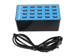 Estação de Carregamento USB EOOCOO com 20 portas e 100w