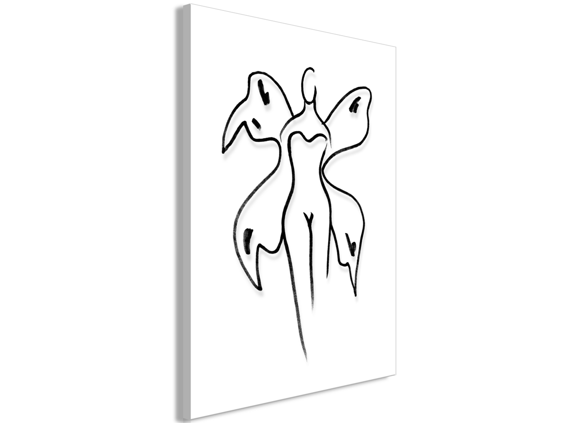Quadro ARTGEIST Butterfly Woman (1 Part) Vertical (80x120)