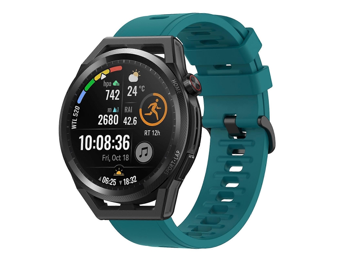 Pulseira De Silicone Macio De Cor Sólida Para Huawei Watch Gt Runner 22mm