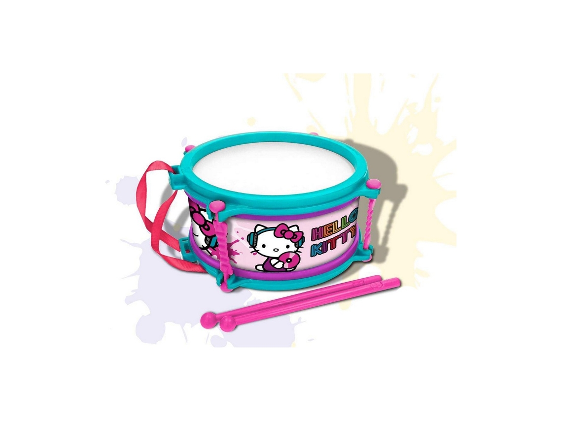 Nc Tambour Hello Kitty Azul Rosa 16 Cm