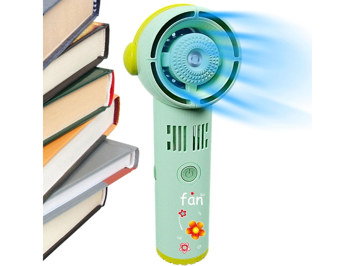 Ventilador Sem Hélices Ventilador De Bolso Pequeno, Recarregável Via Usb, Camping E Uso Doméstico. Ventilador Sem Hélices Ventilado Gokoco