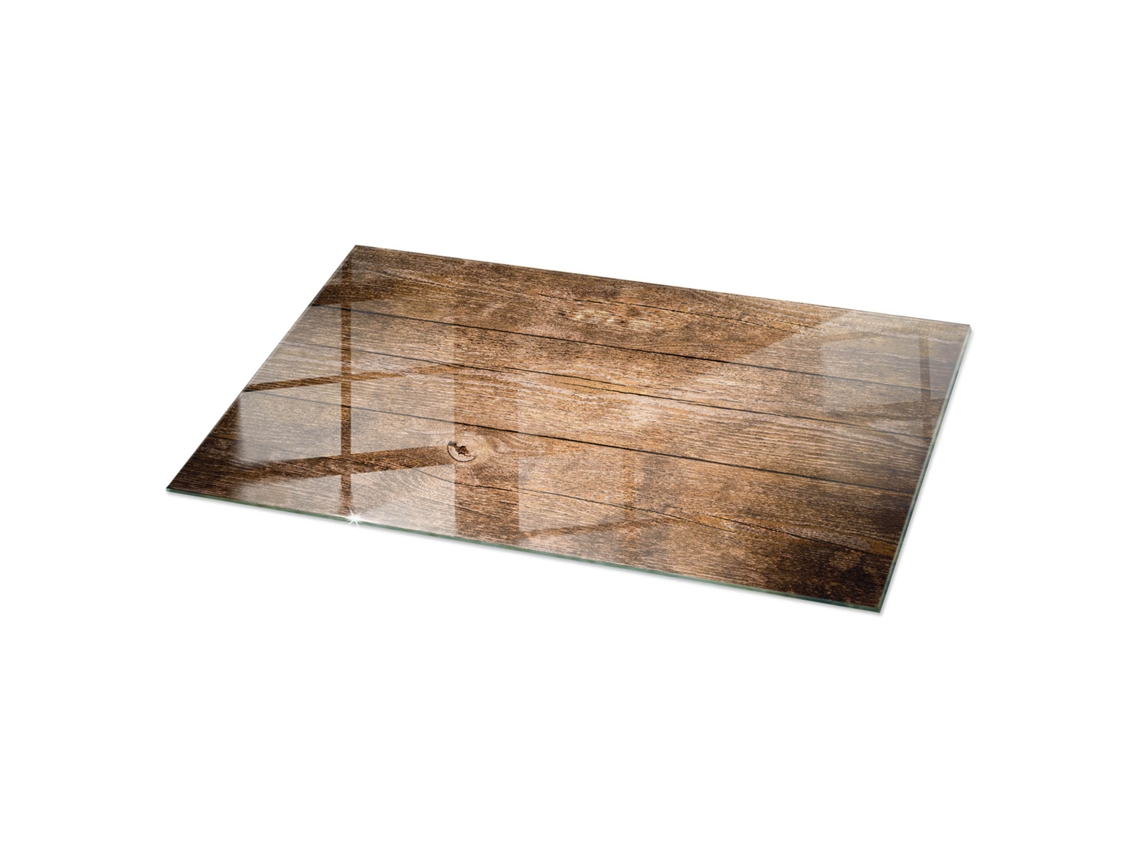 Tampo De Mesa Retangular Espelharte (140x70 Cm - A Estrutura Das Tábuas De Madeira - Marrom)