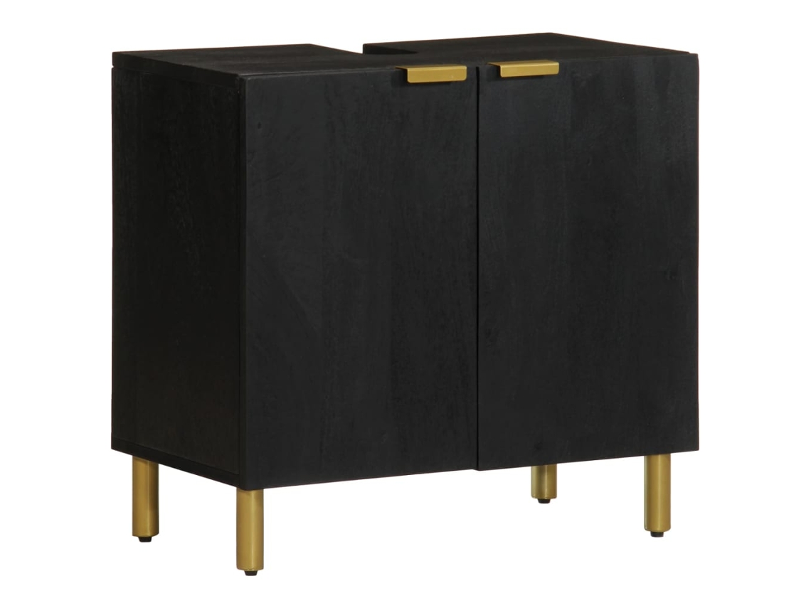 Bathroom Sink Cabinet, Bathroom Sink Cabinets Vidaxl Preto Madeira Processada