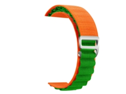 Bracelete Loop Alpine para Garmin Forerunner 645 Laranja e Verde