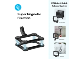 3 in 1 Sports Camera Magnetic Quick Release Bracket Action Camera Mount Replacement For Gopro 10/9/8 LAXISCREED