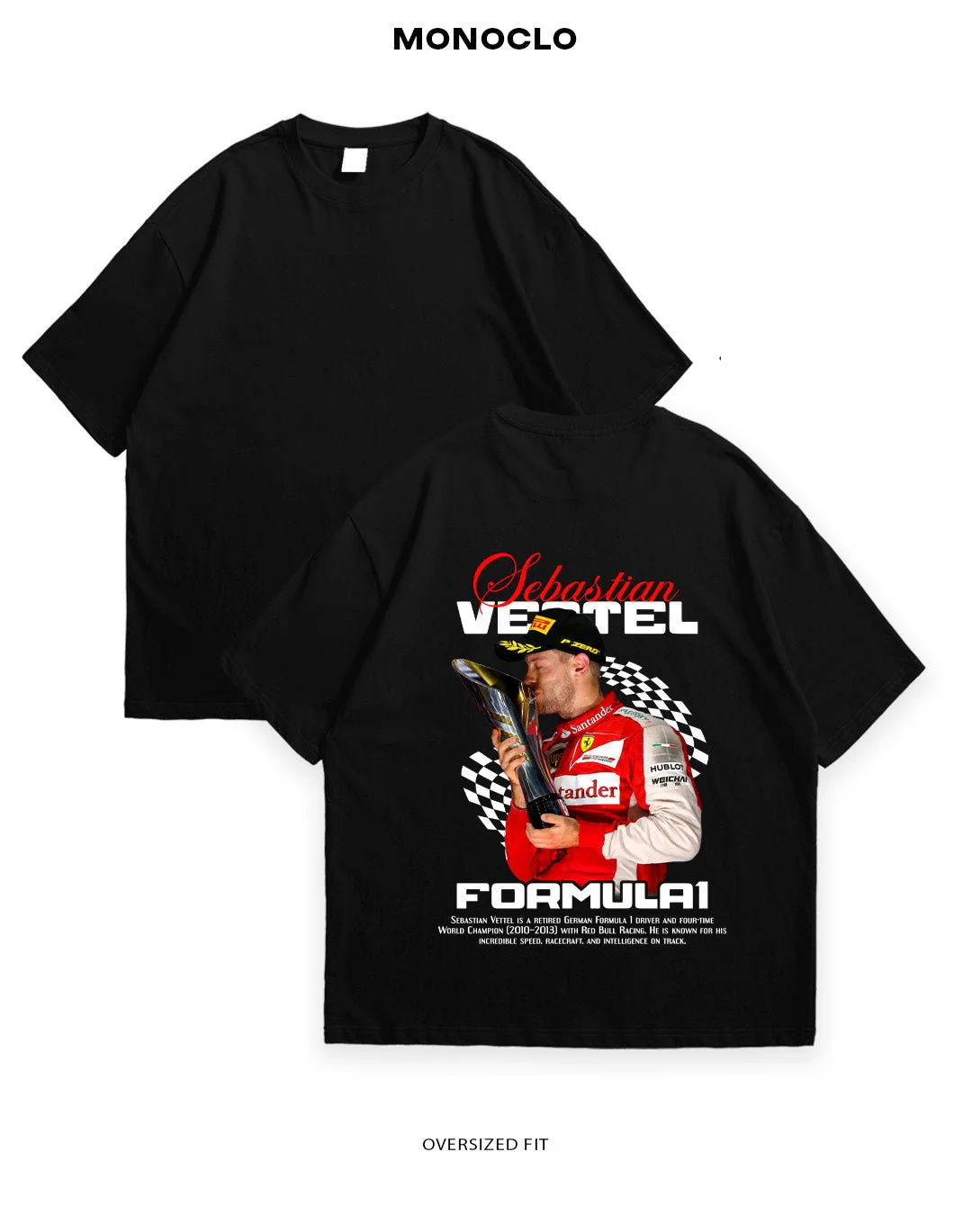 T-shirt Rockinstone F1 Vettel Glory (2xl)