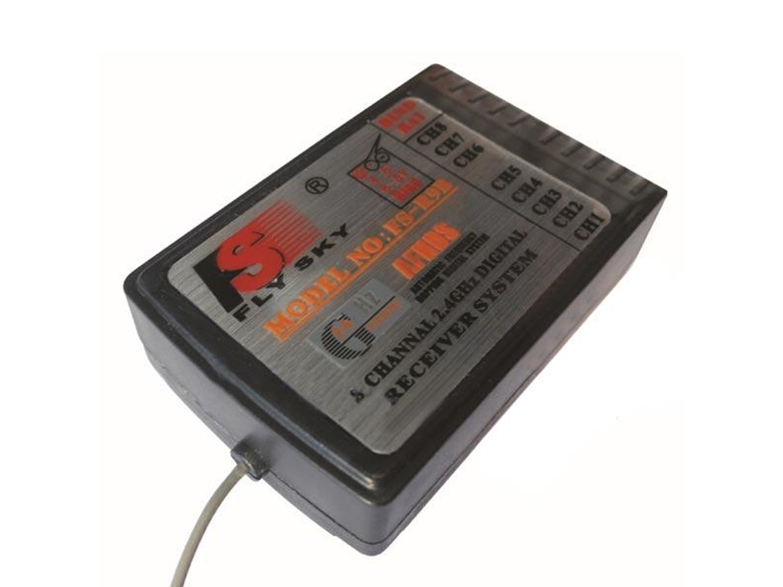 Receptor Rc Flysky Fs r9b de 8 Canais e 2,4 Ghz para Transmissores I6, I10, T6, Ct6b e Th9x. MDUG