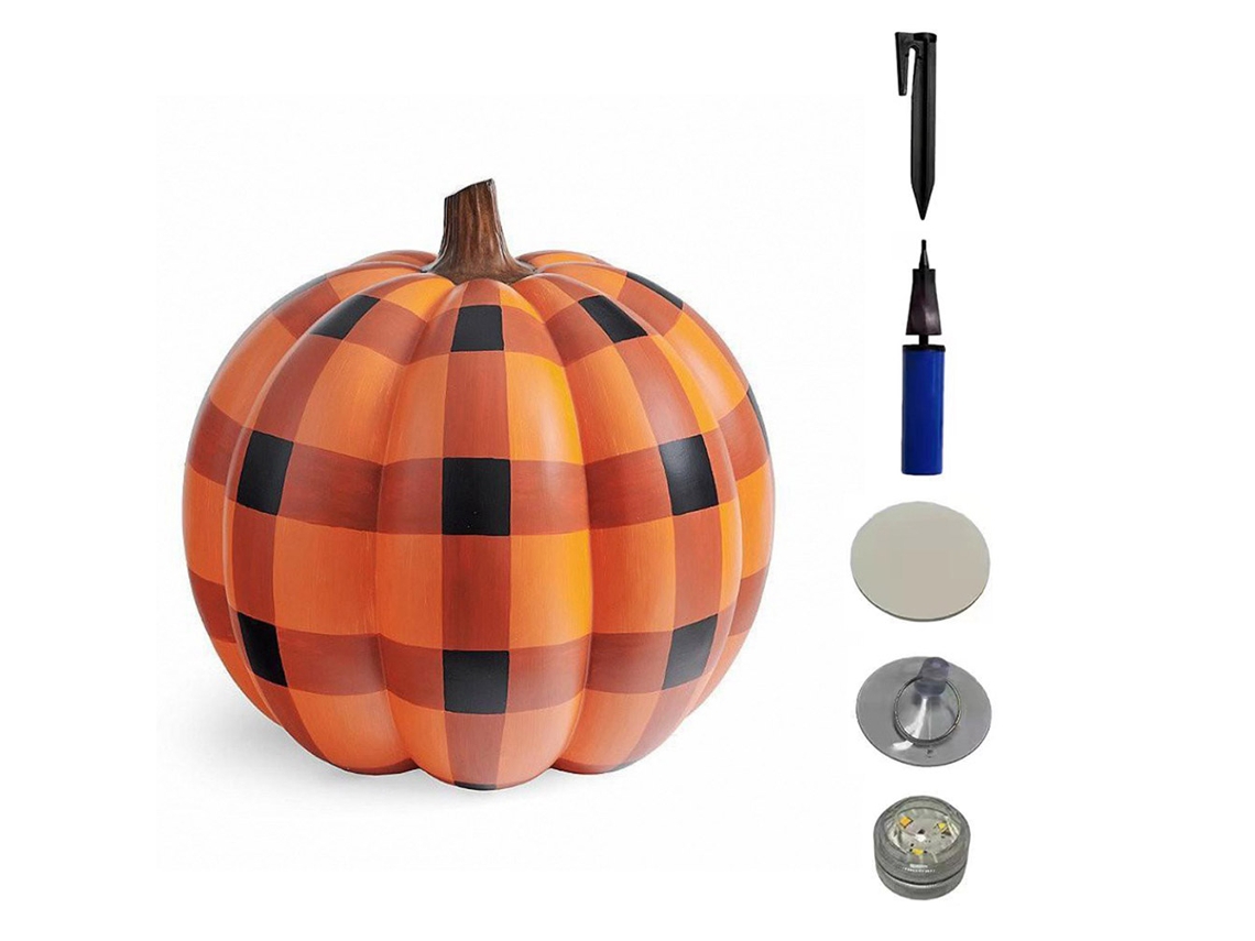 Pumpkino Inflável com Luz LED para Decoração de Halloween LAXISCREED