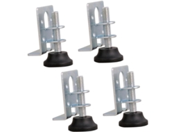 Conjunto De 4 Pés Niveladores Ajustáveis Para Móveis, Com Almofadas De Suporte Antiderrapantes Para Guarda Roupas