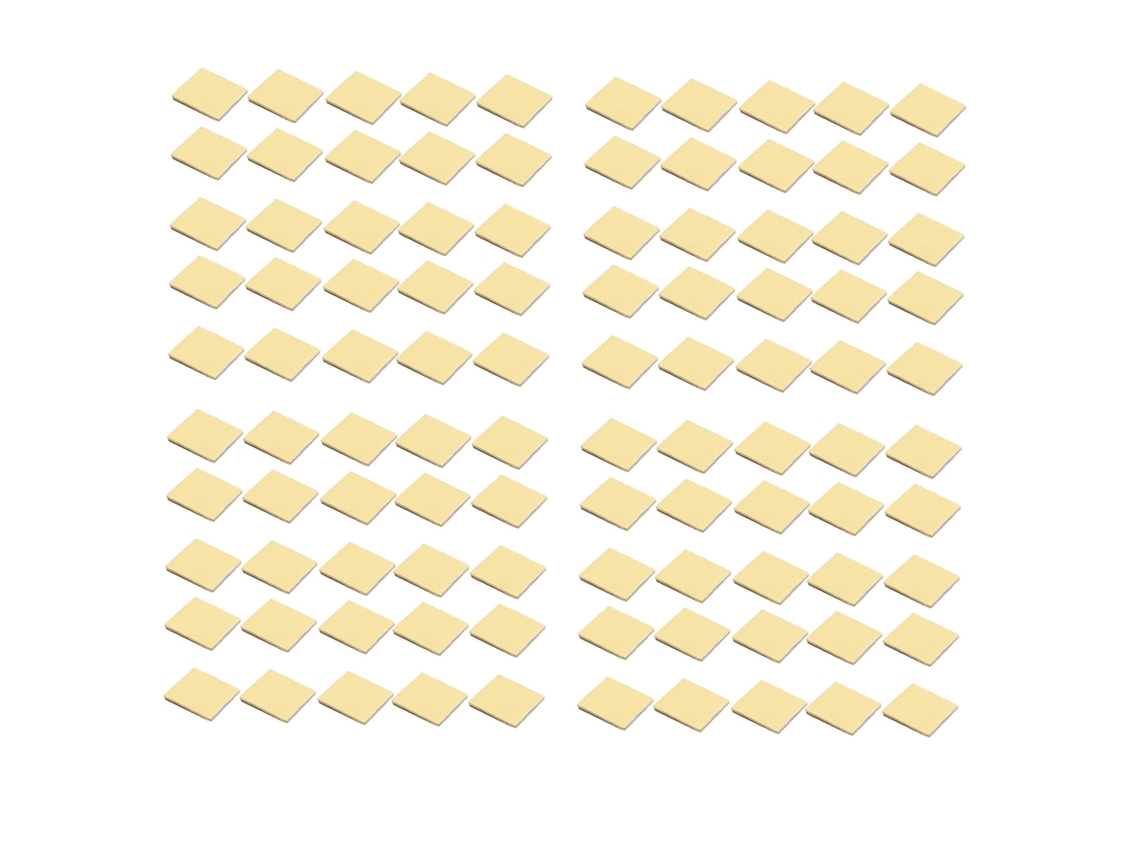 100 Peças De Suportes Adesivos Para Cintos De Cabo Com Ventosa, Base Autoadhesiva 20x20 Branco Com Cola Amarela