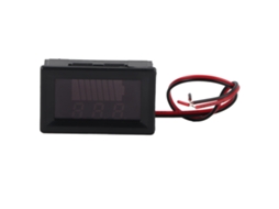 Voltímetro Mali de Bateria de Lítio, Digital, Dc 12v a 60v, com Display Vermelho